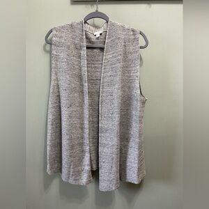 Pure Jill Women’s Gray Vest Size Medium Petite